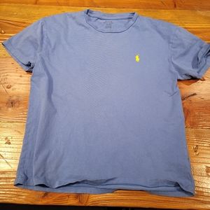 Polo T Shirt Men Small Blue